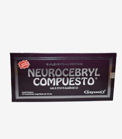 Ampolletas Neurocerebryl Compuesto 10 Ampolletas