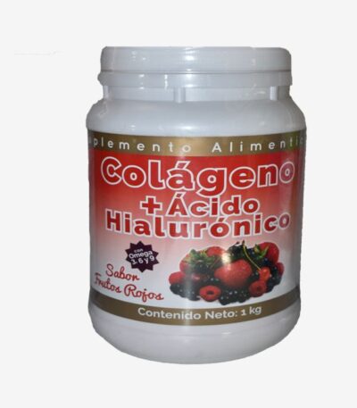 Colageno + Acido Hialuronico con Omega 3, 6 y 9 Frutos Rojos Pretty Bee Cont. 1 kg