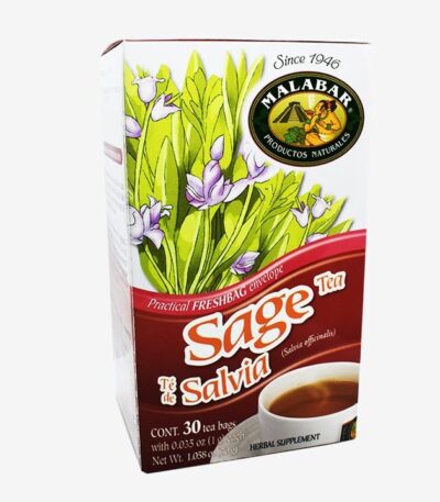 Te de Salvia Soluble Malabar Cont. 30 sobres.