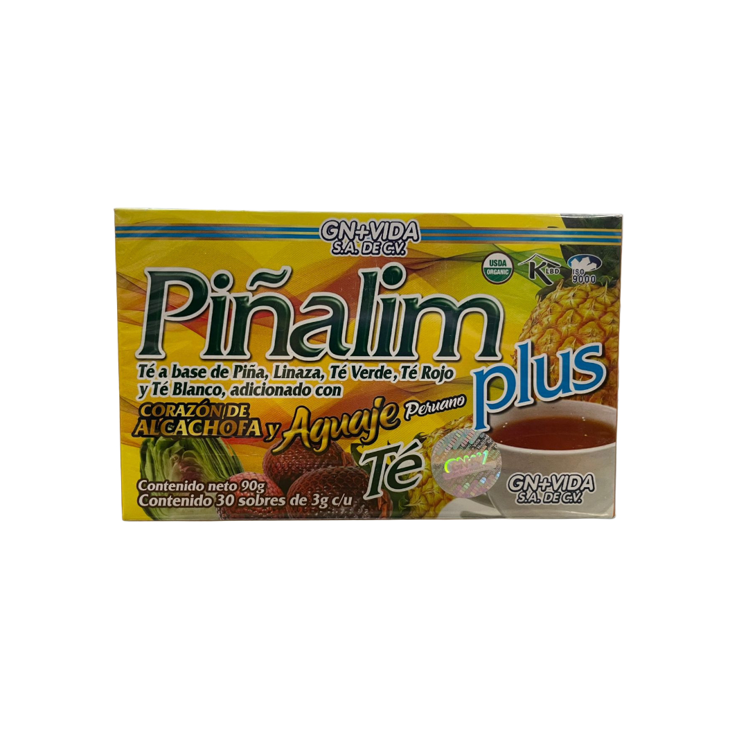 Piñalim Plus Adicionado con Alcachofa y Aguaje Peruano Cont. 30 sobres ...